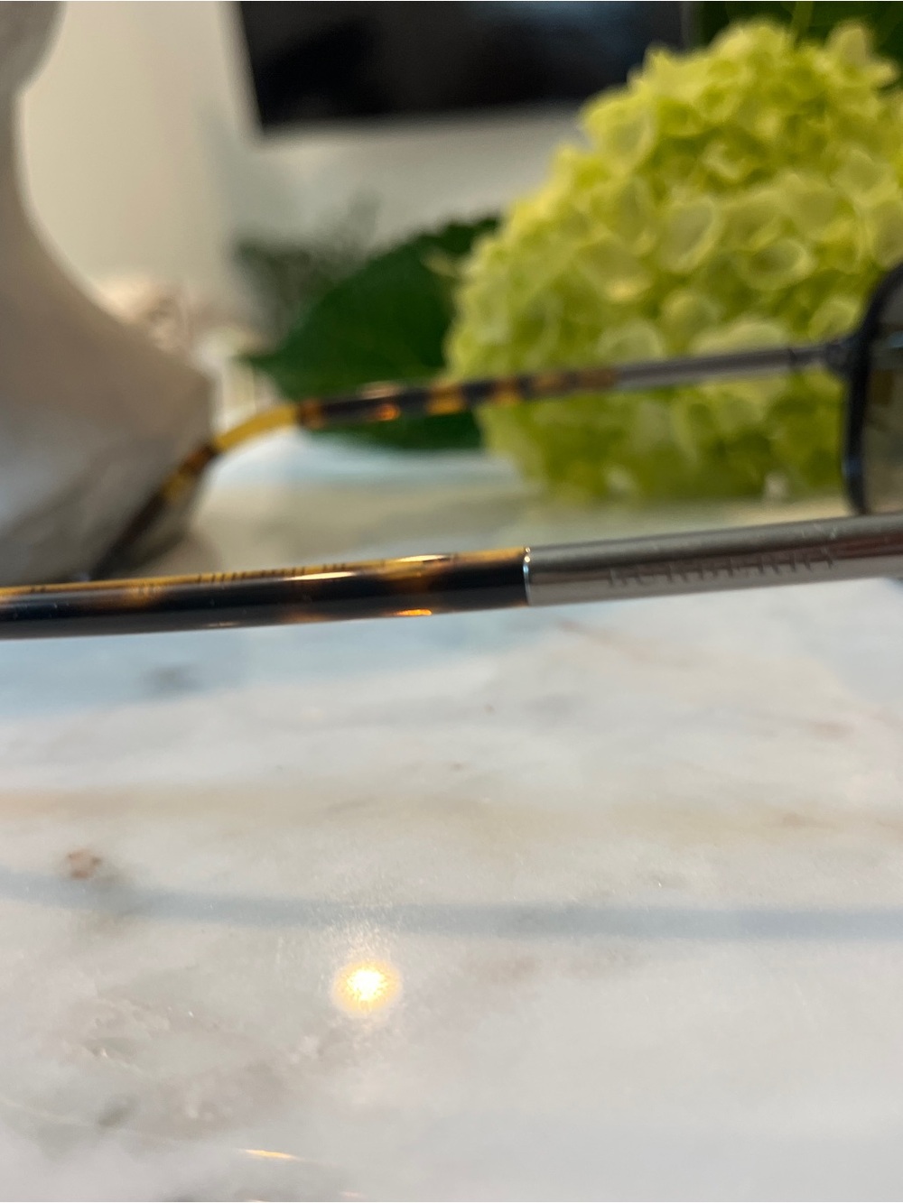 Burberry Tortoiseshell Aviator Sunglasses - Picture 9 of 11
